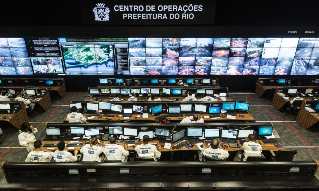 The control room of the Rio Operations Centre Rio De Janeiro Brazil By David Levene 16/5/14